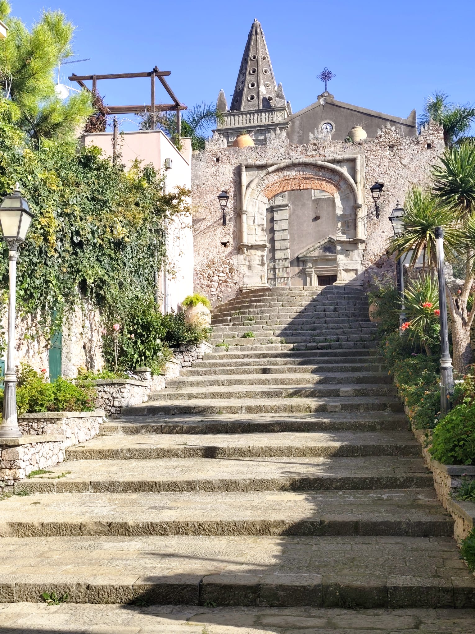 Narrow streets in Forza d’Agro Sicily Godfather movie location